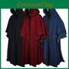 Middle Ages Hooded Robe Cloak Wizard Role Playing Costume For Event Halloween