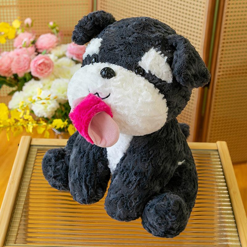 

Creative dopamine dog plush toy cute slippers puppy doll child birthday soothing doll girl gift 30cm/0.33kg