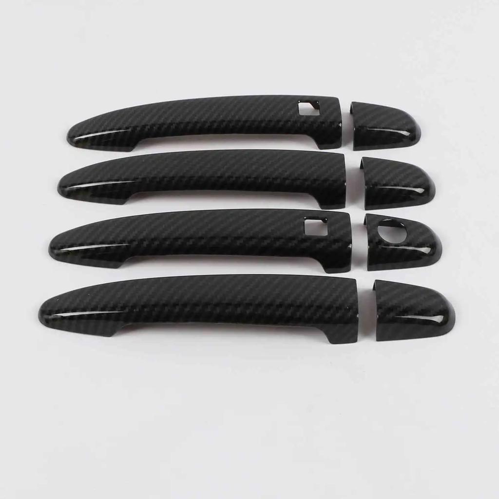 For Toyota Land Cruiser Prado 120 J120 LC120 2003 2004 2005 - 2008 2009 ABS Glossy Black Door Handle Cover Trims Car Accessories