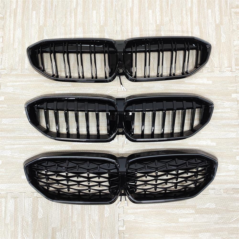 Front Kidney Grill Racing Grille With LED Light For BMW 3 Series G20 G21 318i 320i 330i M340i 330d Pre-LCI 2019-2025 Bodykit