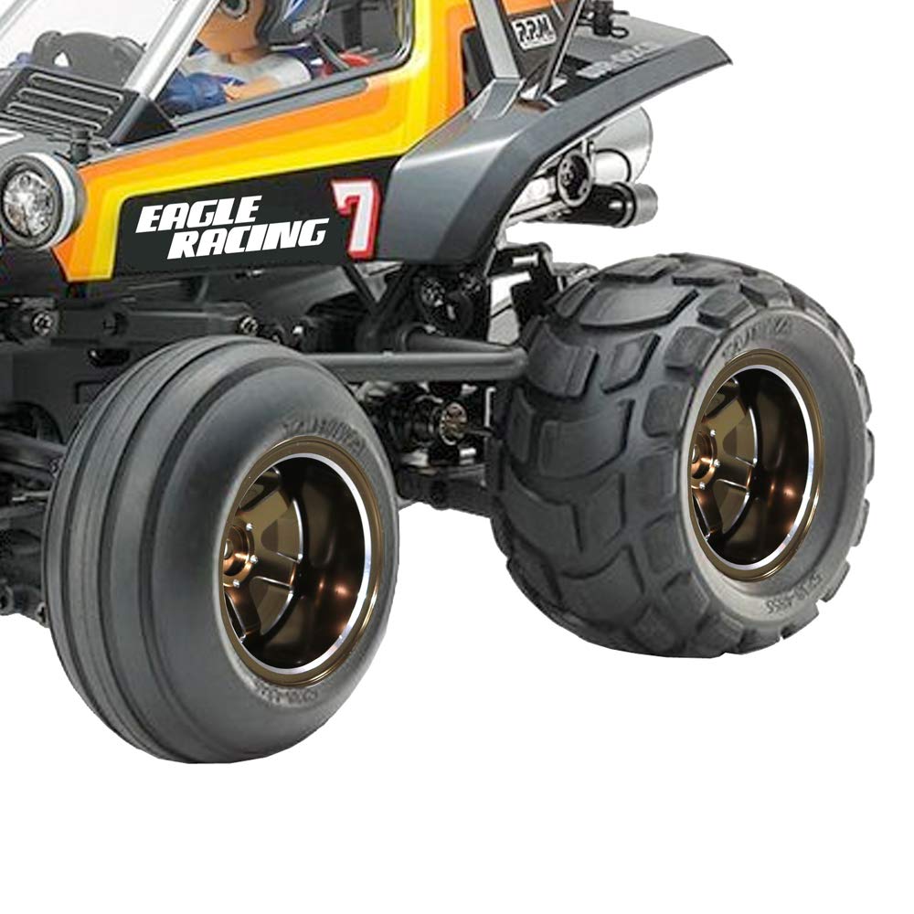 1.9x1.7 Inch 6-spoke Wheels for WR-02CB & GF-01CB (2) [Eagle Model] [#WR02-CB-6S-U] (BZ)