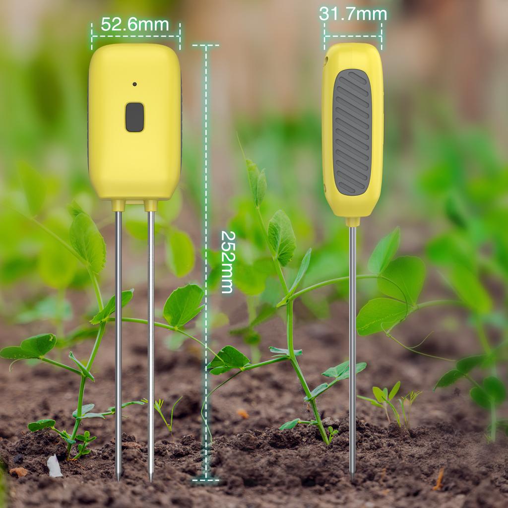 Soil Tester Temperature Humidity Test Meter Potted Plant Moisture Measuring Instrument Mobilephone APP Control