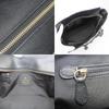 Used COACH Handbag Patchwork Flower F38210 Leather Black Navy Shoulder