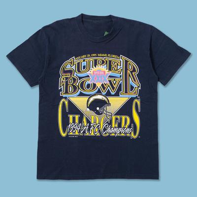 San Diego Chargers Vintage 1995 Super Bowl XXIX NFL Sport Football Team Camiseta unissex