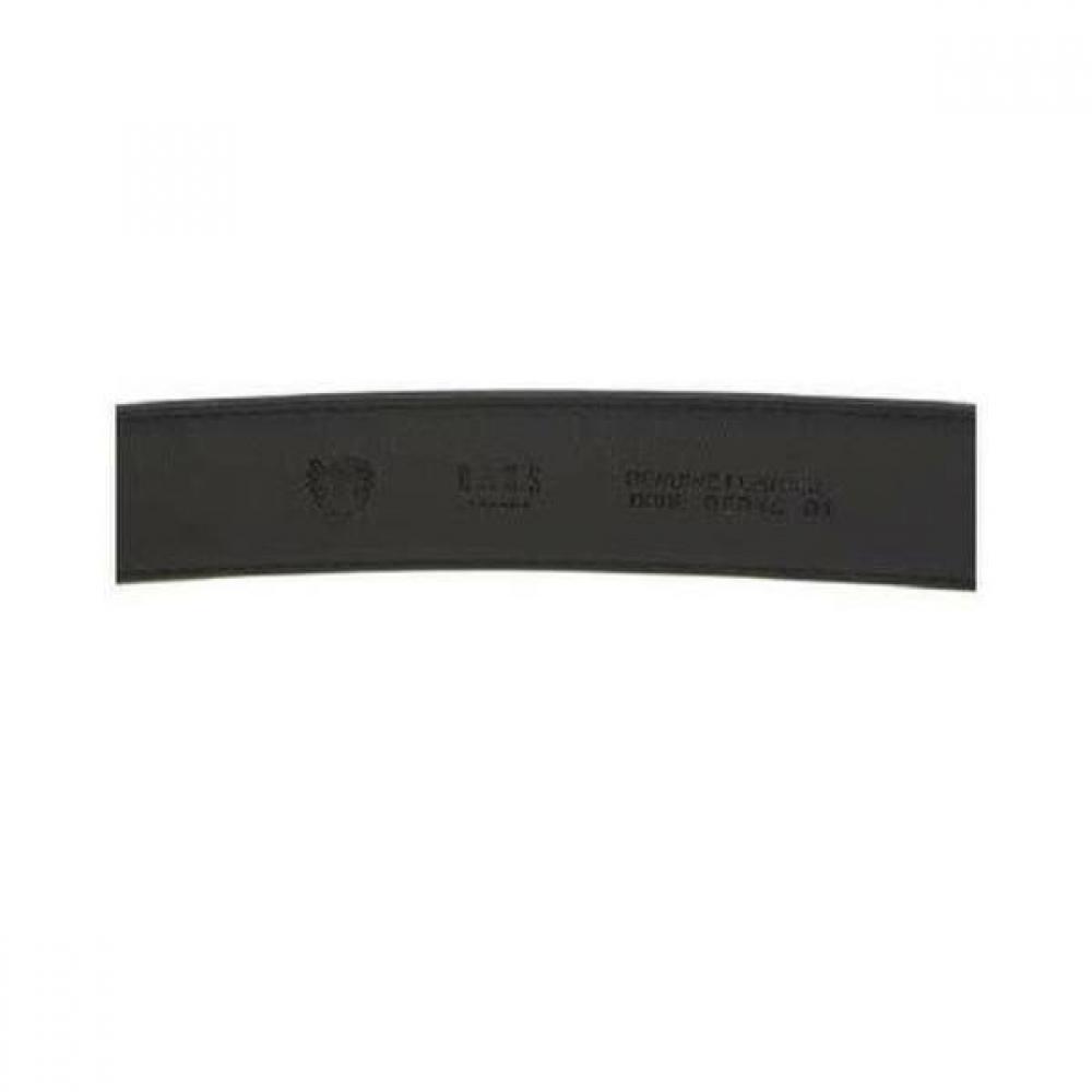 Daks Black Leather Buckle Dd Logo Belt Dbbe2e045bk