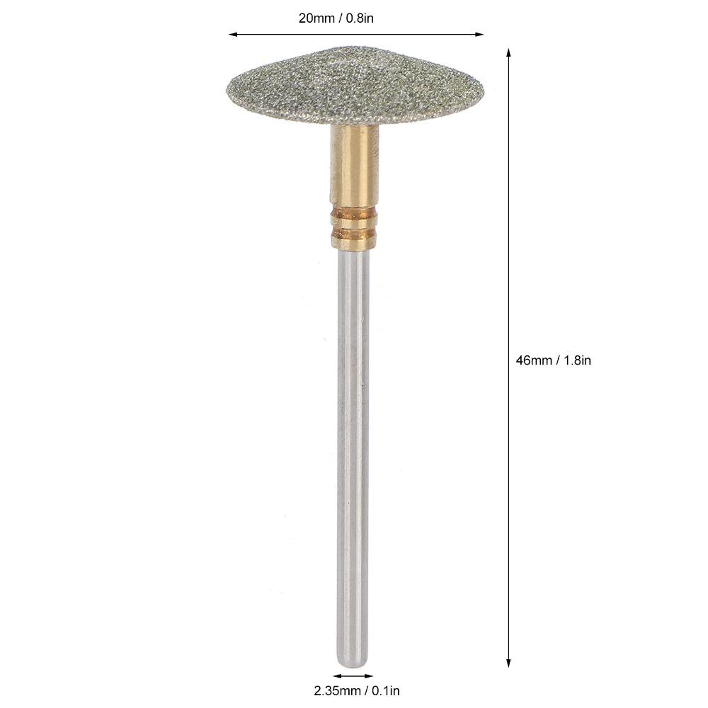 Umbrella Foot Callus Sanding Bit Diamond Carbide Dead Skin Removal Drill Bit  Manicure