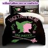 The Wicked Witch  Alice Pattern Bedding Quilt Set Quilt Cover Pillowcase Home Decoration Birthday Gift (1 * duvet cover + 2 * pillowcase, without core
