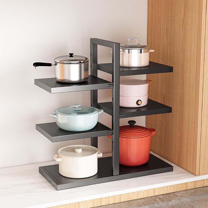 Kitchen stainless steel storage rack, sink, multi-layer household rack, kitchen supplies Pot rack is specially designed for storing pots and utensils