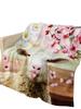 Flannel Pastoral Animal Horse Blanket Crystal Fleece Blanket Spring and Autumn