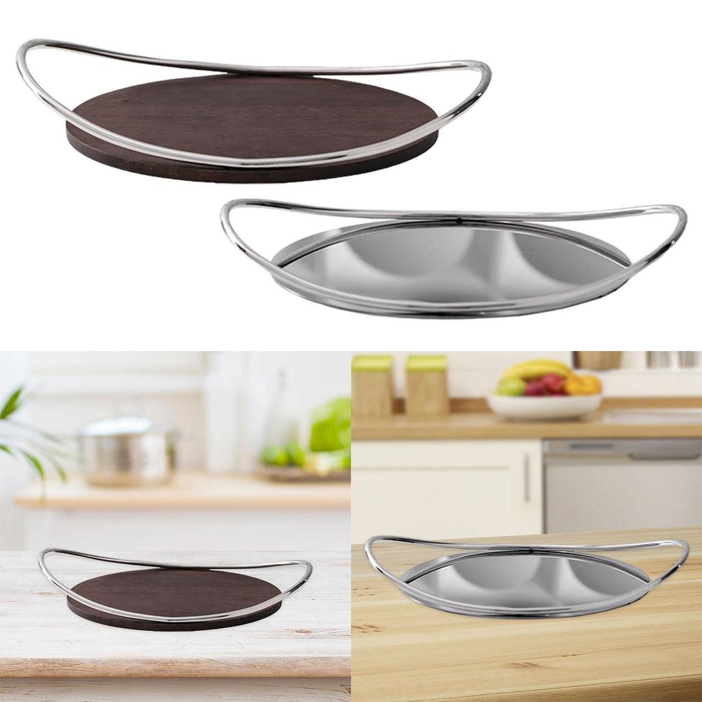 Mirror Serving Tray Meal Platter Food Storage Organizer for Office Wedding Home Birthday Housewarming