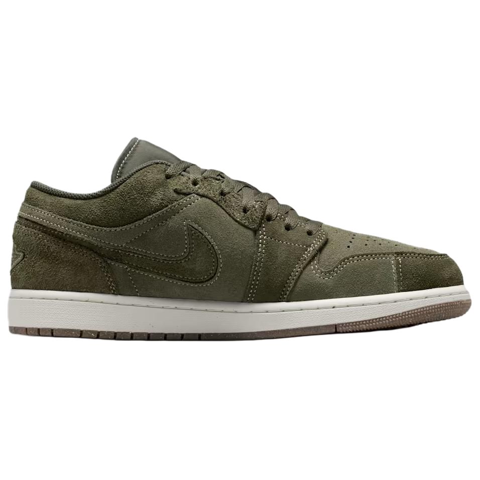 Jordan Air 1 SE Craft Vestibilità Comoda Scarpe da Basket Basse Retrò Sneakers da Uomo Verdi FQ3055-300