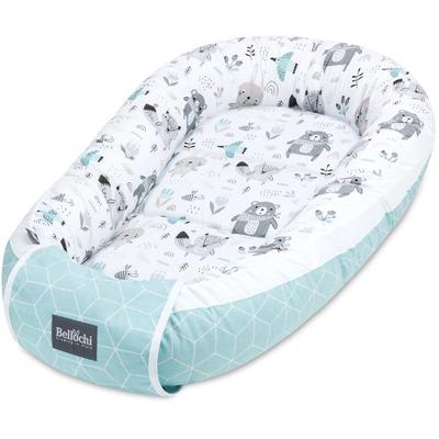 Baby Nest Pod Baby Sleep Pod for Newborn - 100% Cotton - 90x60x12cm - with Protective Edges - Animaland