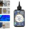 100ml Low Odor UV Resin Glues for Indoor Use Fast Curing High Transparency Safe Fast Curing Epoxy for Nighttime Crafting