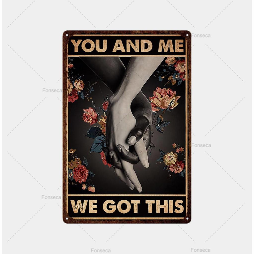 Figure Landscape Green Background Metal Sign Retro Tin Sign Metal Retro Wall Decoration Bar Bar Club Metal Poster Decoration