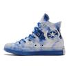 Converse Chuck Taylor All Star Bequeme Vielseitige High Top Canvas Schuhe Unisex Sneaker Blau Weiß A02317C