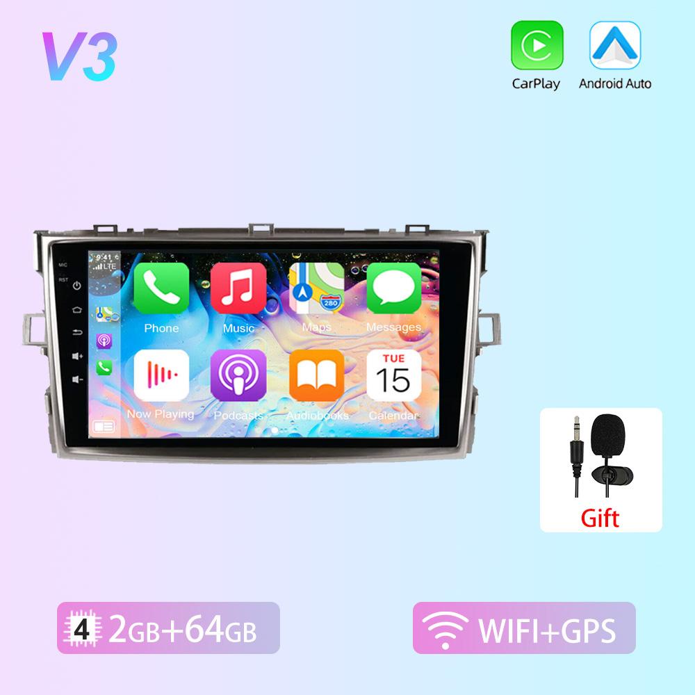 

REAKOSOUND Android AUTO для Toyota Verso R20 головное устройство GPS-навигация автомобильное радио мультимедийный видеоплеер авторадио стерео Carplay 2+64+MIC