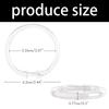 24 Piece Portable Bathroom Hooks For Shower Curtains Secure Snap Closure Easy Adjustments Multipurpose Use