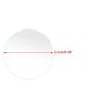 Car Universal 2pcs Transparent Engine Ignition Start Stop Switch Push Button Sticker Cover Trim Invisible Protective Film
