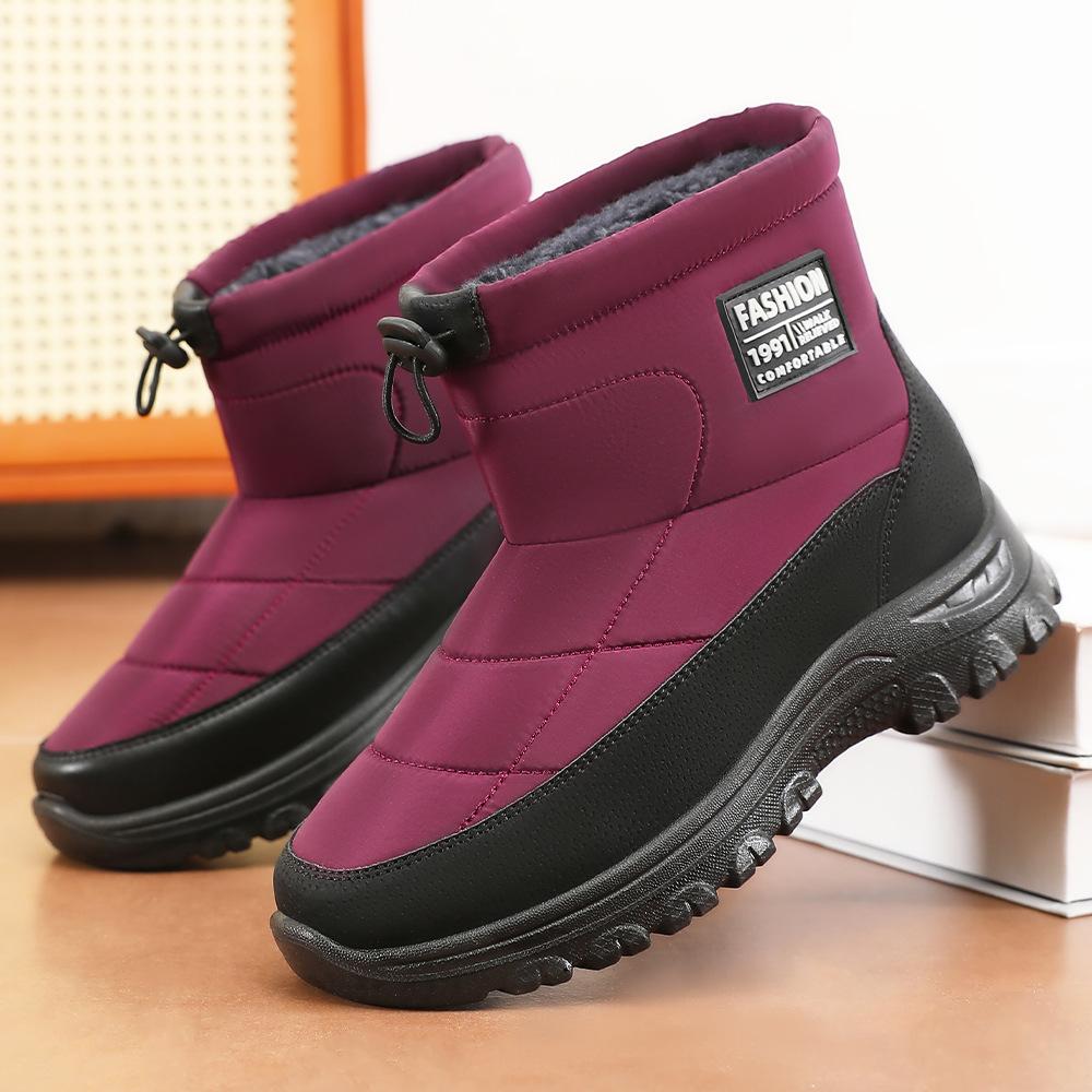 Cotton Shoes Women's New Winter Snow Boots Warm Piled Thickened Boots Outdoor Sports Women's Boots Thick-soled Cotton Boots