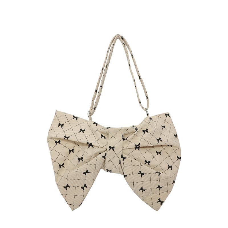 Cute Cherry Underarm Bag Summer New 2025 Fresh Literary Versatile Shoulder Bag Personalized Bow Messenger Bag