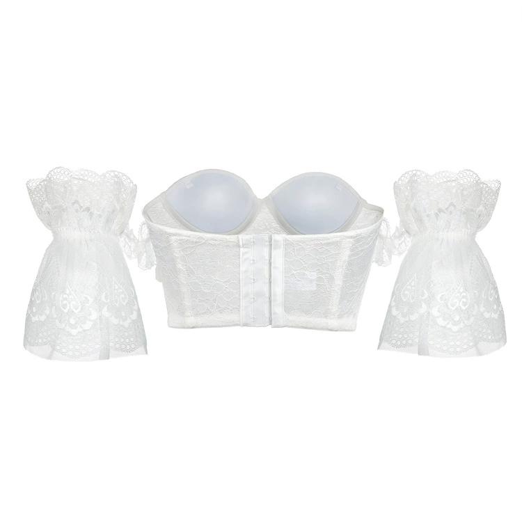 JYL TS lace sexy breathable bra with short sleeves for women