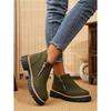 Plus Size Casual Ankle Boots for Women Fall/Winter 2025 High-Top Casual Fashion Ankle Boots for Women