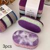 3PCS Three Color Random, Household Cleaning Sponge Wipe, Thick High-density Double-sided Kitchen Dishwashing Wipe, Scouring Pad