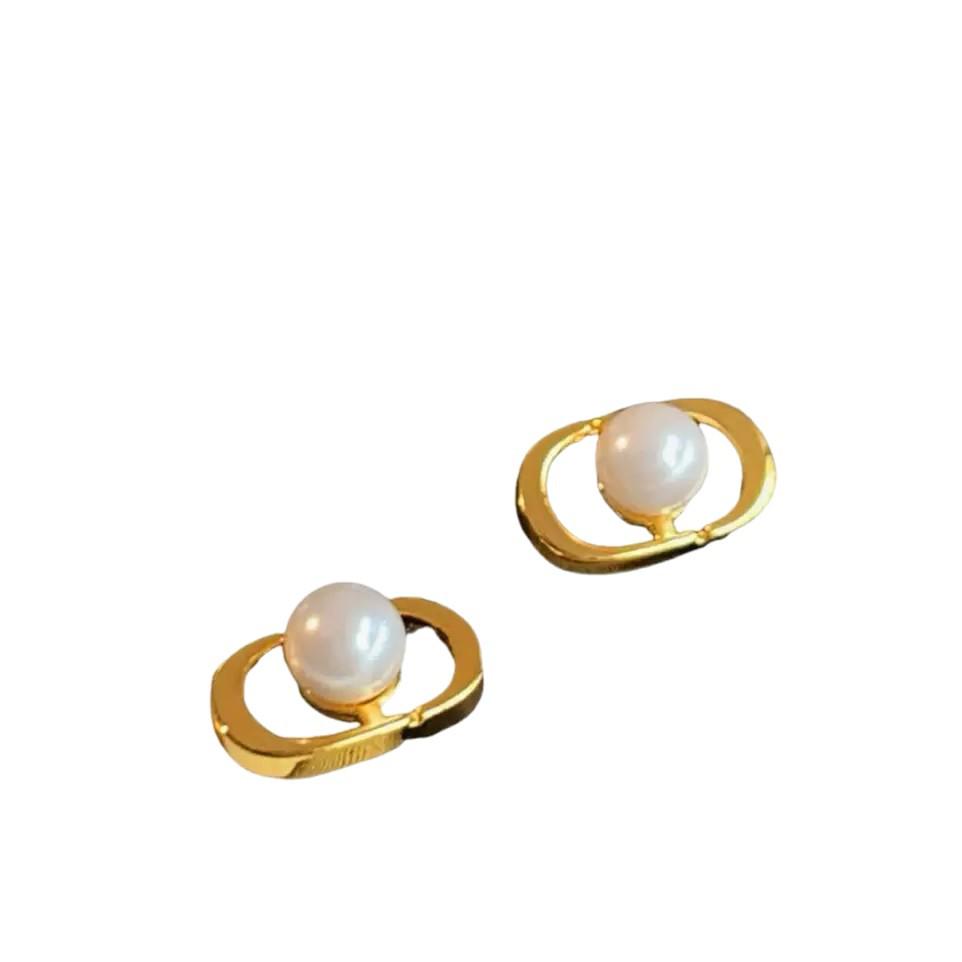 Klassische minimalistische S925 Sterling Silber Ohrstecker für Damen