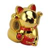 5.5in Electric Waving Arm Fortune Cat Decorative Cute Plastic Cat Ornaments for Cashier Desk