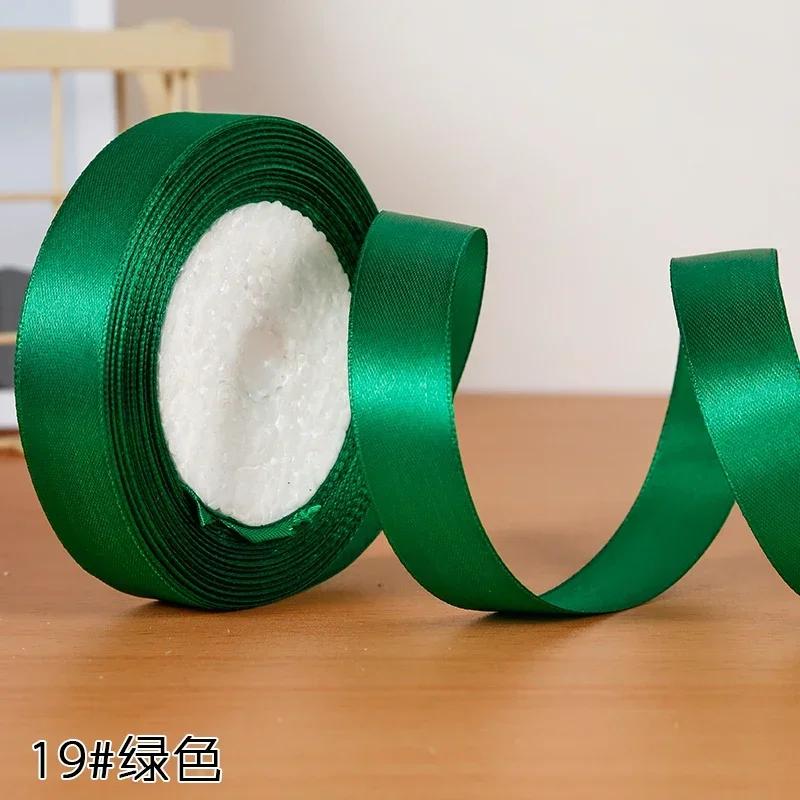 22meters 20mm Faced Satin Ribbon for DIY Silk Satin Ribbons Crafts Bow Handmade Gift Wrap Party Wedding Clothing Accessories