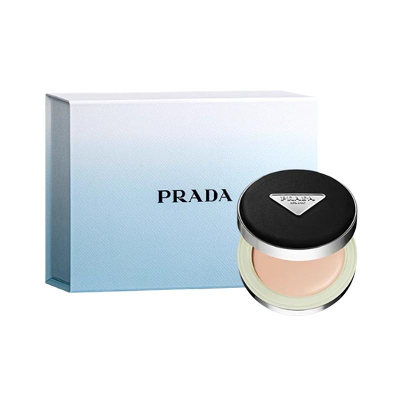 Prada воздушная подушка 2026 Новогодний лимитированный нейлоновый чисто-синий подарочная коробка для макияжа, стойкий консилер, жидкая тональная основа для #LC5 светлого тона кожи синий