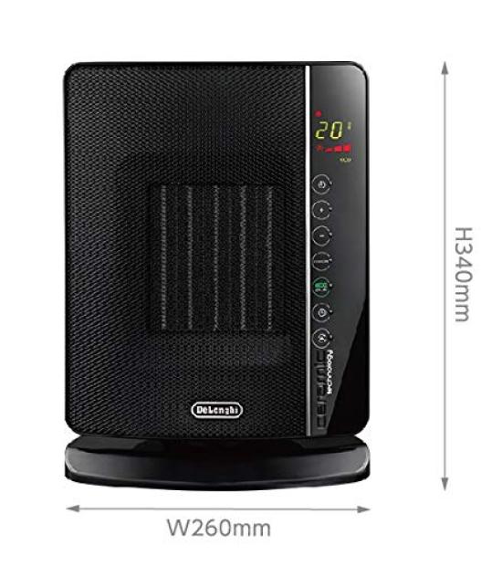 DeLonghi Ceramic Fan Heater Black DCH7993ERJS-BK