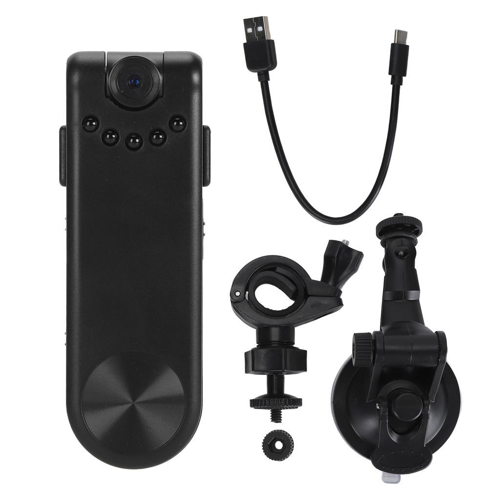 1080P Body Small Camera Mini Wearable Camcorder Recorder with Motion Detection and Night Vision for