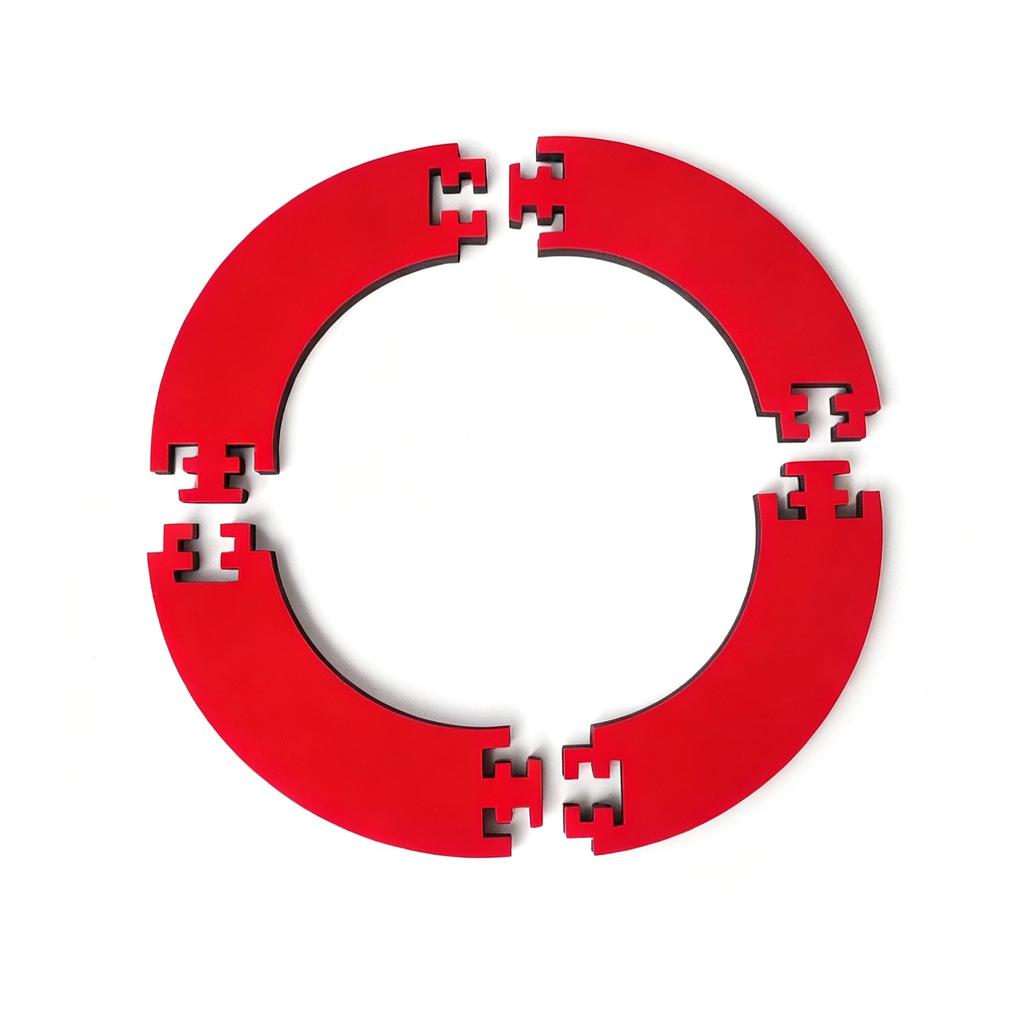 Dart Board Surround Ring Lightweight EVA Dartboard Surround Removable Durable Splicing Dart Board Wall Protector Darts Accessory