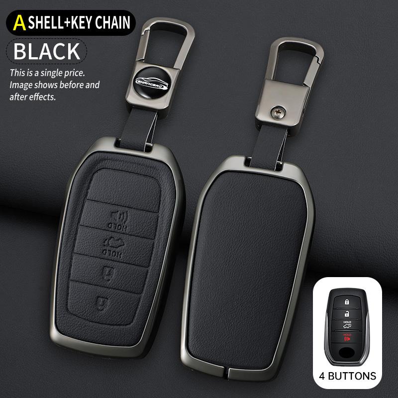 

2 3 4 5 6 Buttons Car Key Case Cover For Toyota Gr Sport C-Hr Gazoo Rav4 Racing Mirai Avensis Zinc Alloy Keychain Accessories