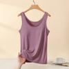 Plus Size L to 4XL Bra Padded Tank Tops Women's Lace Trim Camisole Bralette Casual Daily Layering Underwear  Sleeveless Tee Tops