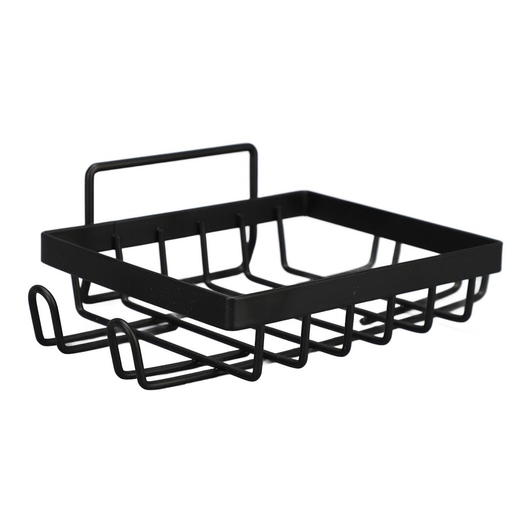 Shower Shelves Metal Space Saving Anti Deformation Wall Mounted Adhesive Shower Caddy for Bathroom Toilet