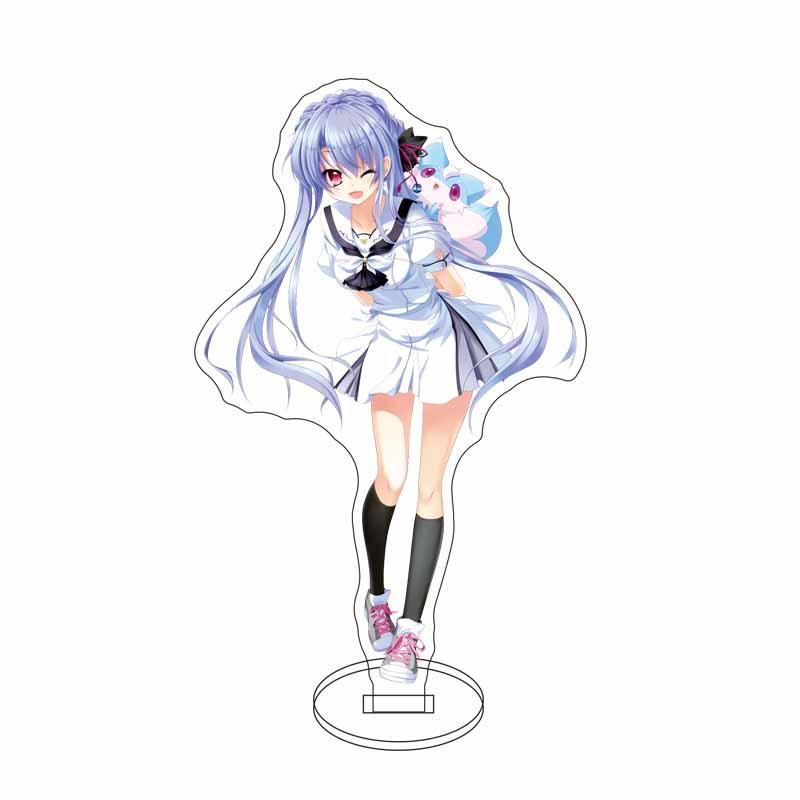 Summer Pockets Japanese Anime Peripherals Naruse Shiroha/Sorakado Ao Acrylic Stand Collectible Table Ornaments Creative Gifts