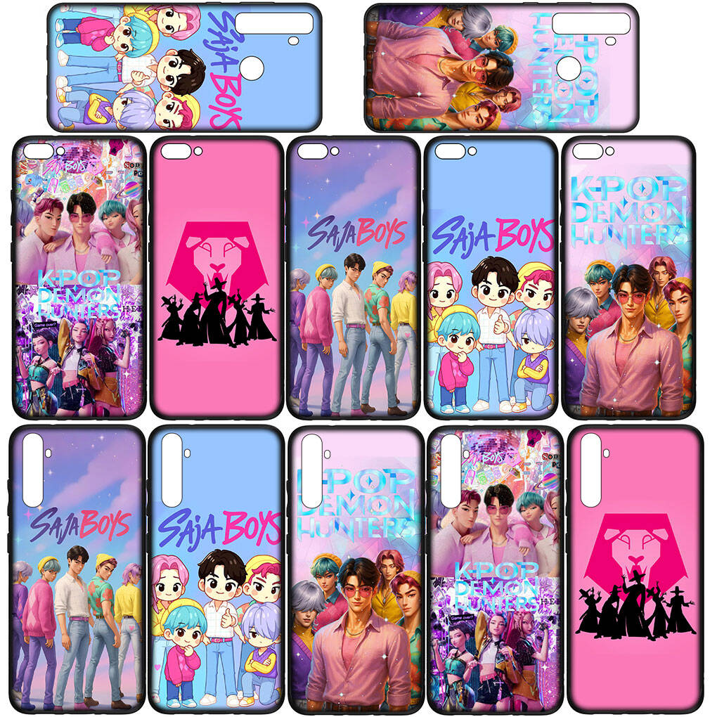 for iPhone 17 16 15 Xiaomi Poco F7 F8 X7 C85 C75 C71 M8 Redmi Note 14 13 12 11 Pro Max 14C 13C 15C A3 A4 Phone Case KPop Saja Demon Boys Hunters Cover