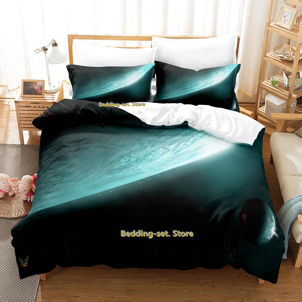 New Game Elite Dangerous Beding Set Single Twin Ful Quen King-Sized Dimensionsd Dimensions Bed Linen Set Adult People Kid Bedrom Duvetcover Sets