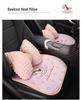 Cute Horse Cartoon Car Seat Cushion for Volkswagen Golf, T-Cross, T-Roc, Tayron, Bora - All Seasons