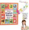 First English Words Sound Book, My First English Sound Toy,470+ Words, 21 Themes, Speak and Spell, Fun Word Game for Educational Language
