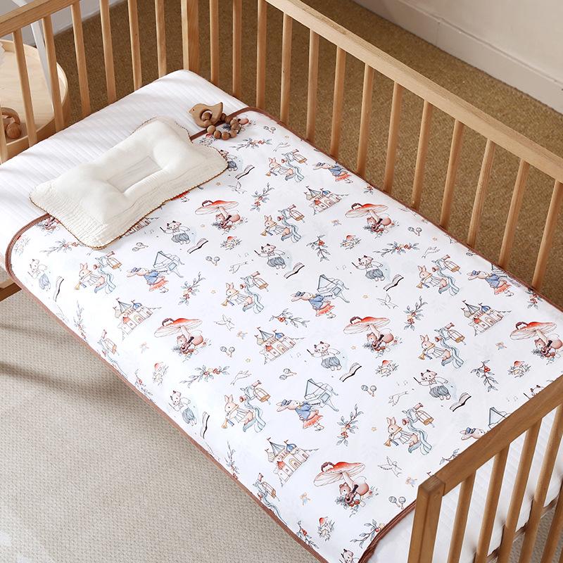 Большая дышащая моющаяся пеленка для младенцев из гребенчатого хлопка, класс А 50x70