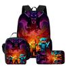 Minecraft Printed Backpack Children'S Elementary School Bag