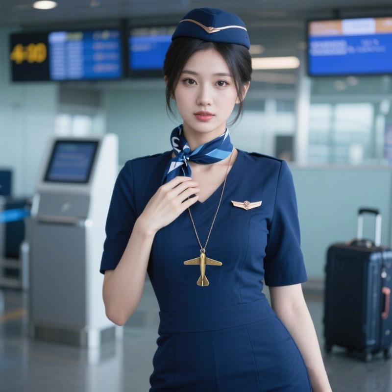 Antique Brass Airplanes Pendant Necklace Flight Attendant Costume Accessory Airplanes Necklace Flight Attendant Necklace