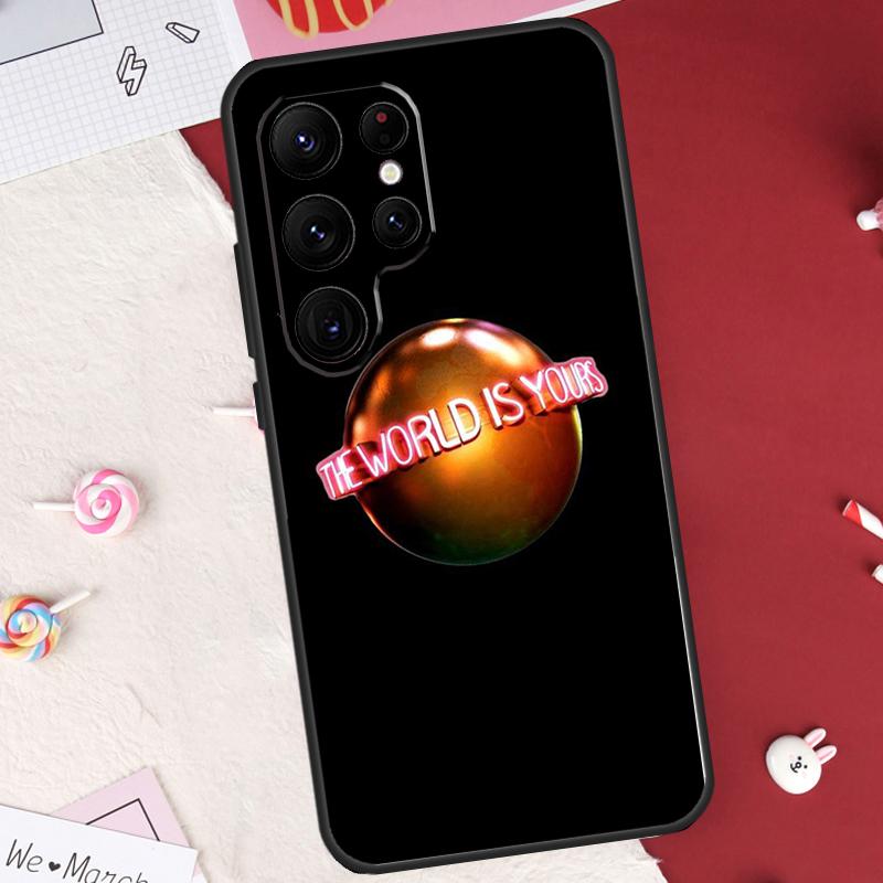 

Scarface The World Is Yours Case For Samsung Galaxy S26 Ultra S20 S21 S22 S23 S24 S25 Ultra S10 Plus S25 FE Cover Shell Galaxy S21Ultra