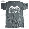 homme streetwear short sleeve casual funny t shirt Angels  Airwaves Love AVA Brand Cotton cool crew neck Tshirt Drop Shipping