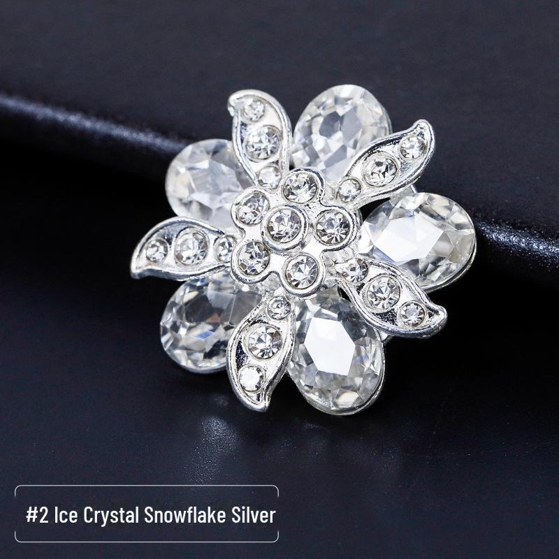 

Аксесуар жіночої вечірньої сукні з коміром Cheongsam зі стразами та кристальною пряжкою з металевим діамантом