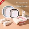 Large Portable Folding Wash Basin for Home, Dorm, Travel - Ideal for Students, Children, and Pregnant Women