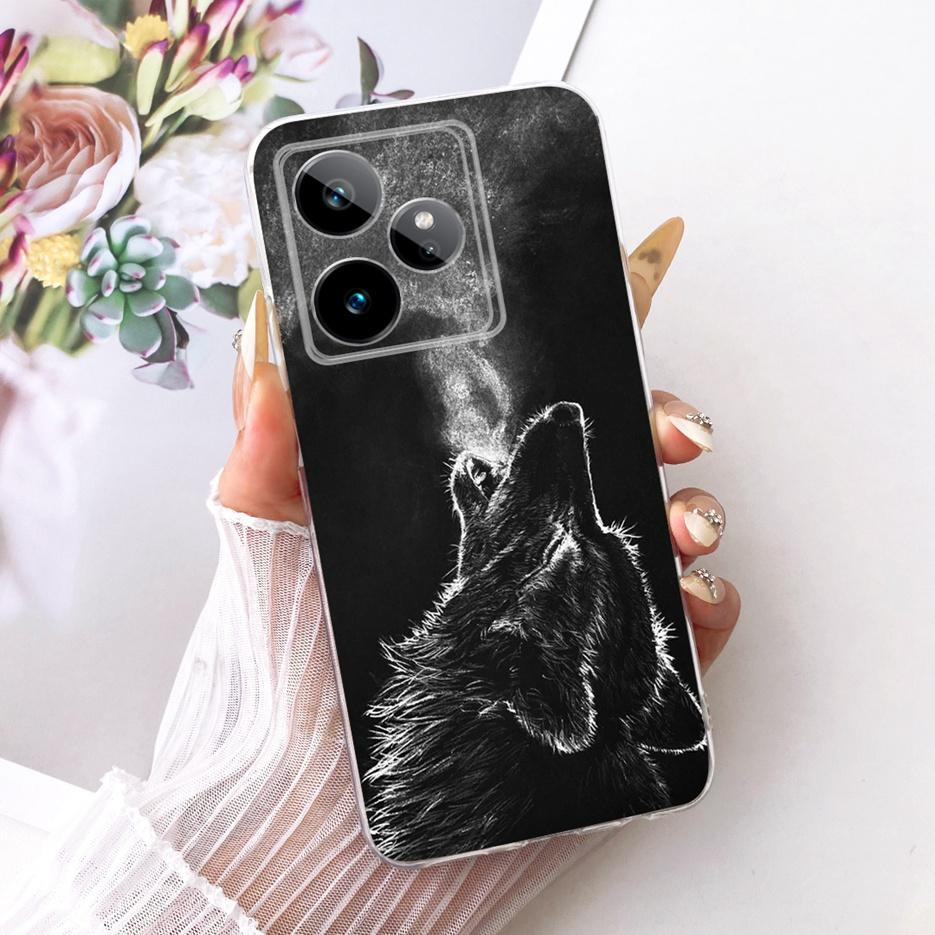 For Realme GT 7 GT7 T 5G Case RMX5061 Cute Lion Fashion Painted Cover Soft Silicone Phone Case For Realme GT 7 Pro GT7T 5G Shell
